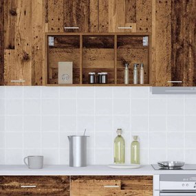 vidaXL Κρεμαστό ντουλάπι Παλιό ξύλο 40 x 29,5 x 80 εκ.