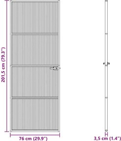 vidaXL Πόρτα Σπιτιού 76 x 201,5 x 3,5 εκ
