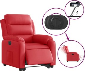vidaXL Πολυθρόνα Ηλεκ.Ανακλινόμενη με Ανύψωση απόΣυνθετικό Δέρμα