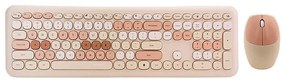 Wireless keyboard + mouse set MOFII 666 2.4G (beige)