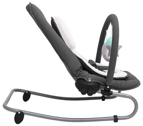 vidaXL Ριλάξ Μωρού Ανθρακί Ατσάλινο