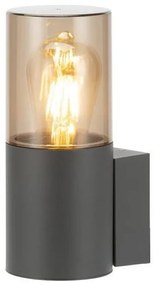 Απλίκα Τοίχου Αλουμινίου E27 IP54 Μαύρη 145-20621 Eurolamp-145-20621-Μαύρο 145-20621