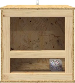 vidaXL Terrarium Καφέ 40 x 40 x 40 cm OSB