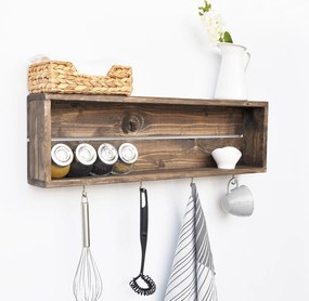 Ράφι Κουζίνας Καρυδιά AA072 70x10x21