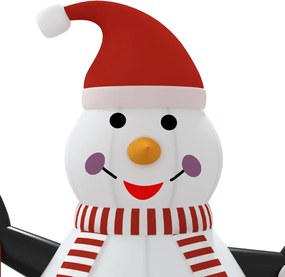 vidaXL Χιονάνθρωπος Φουσκωτός με LED 460 εκ.