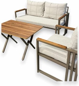 Σετ Κήπου Μπεζ DRAFRUR 125x58x78