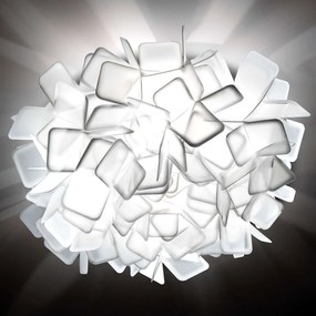 Φωτιστικό Οροφής-Πλαφονιέρα Clizia Medium White Slamp Αλουμίνιο,Πολυπροπυλένιο