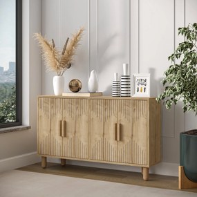 Μπουφές Δρυς Ζαφείρι ROGER 120x29,6x73,6