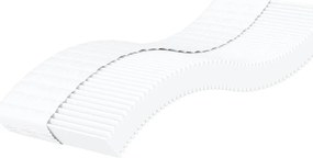 vidaXL Στρώμα Αφρού Σκληρότητα H2 H3 Λευκό 100 x 210 εκ.
