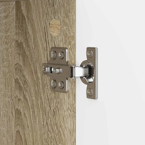 vidaXL Πλαϊνό γραφείο Sonoma Δρυς 89 x 34,5 x 77 εκ.