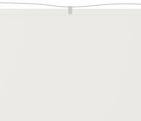vidaXL Τέντα Κάθετη Λευκή 140 x 1200 εκ. από Ύφασμα Oxford