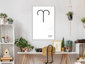 Αφίσα - Zodiac: Aries II - 40x60 - Χρυσό - Χωρίς πασπαρτού