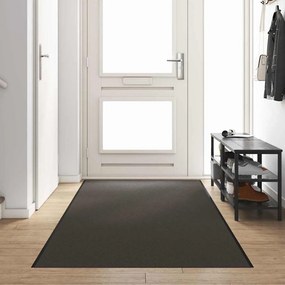 vidaXL Χαλάκι Εξώπορτας Ανθρακί και Μαύρο 120 x 400 cm 100% Πολυαμίδιο