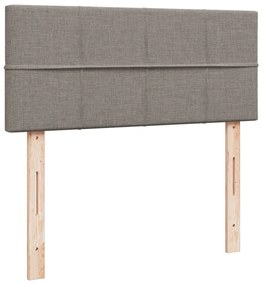 ΚΡΕΒΑΤΙ BOXSPRING ΜΕ ΣΤΡΩΜΑ TAUPE 120X190 ΕΚ. ΥΦΑΣΜΑΤΙΝΟ 3287011