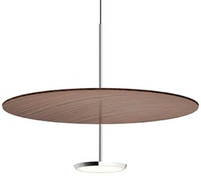 Φωτιστικό Οροφής Sky Dome 24 10570/10586 61x44,4cm Led 1250lm 18W Aluminium-Walnut Pablo Designs