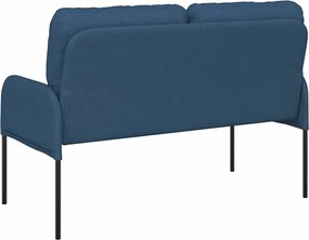 vidaXL Καναπέδες με μαξιλάρι 110cm Μπλε Κόντρα πλακέ