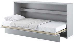Σετ επίπλων Concept Pro Lenart AH144, Γκρι, Πλαστικοποιημένη μοριοσανίδα, Τάβλες για Κρεβάτι, 160x200, Ενιαίος, Με κρεβάτι, Με πρόσθετο εξοπλισμό