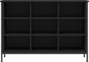 vidaXL Παπουτσοθήκη Μαύρη 100 x 35 x 70 εκ. από Επεξεργασμένο Ξύλο