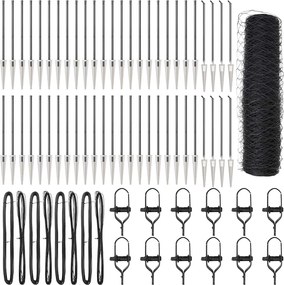 vidaXL Στύλος Περιφράξεων Γκρι 100 x 0,6 μ (50 μμ πλέγμα)