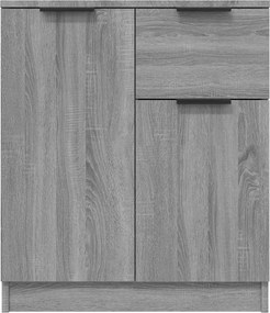 vidaXL Μπουφές Γκρι Sonoma 60x30x70 εκ. από Τεχνητό Ξύλο