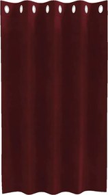 vidaXL Κουρτίνες συσκότισης 2 pcs Κόκκινο 140 x 140 cm Βελούδο
