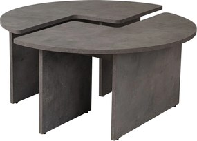 Coffee Table Moira - Concrete Grey Concrete Grey