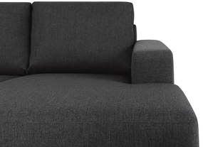 Γωνιακός Καναπές Scandinavian Choice C161, Μαύρο, 344x199x80cm