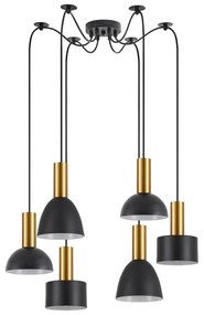 Φωτιστικό Οροφής Πολύφωτο Homelighting 77-8943 Flex Gold