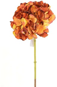 Τεχνητό Κλωνάρι Ορτανσία 8180-7 52cm Orange Supergreens Polyethylene