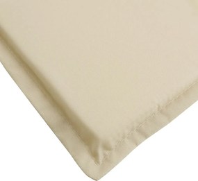 vidaXL Μαξιλάρια ξαπλώστρας Ύφασμα Oxford (100% πολυεστέρας) Μπεζ