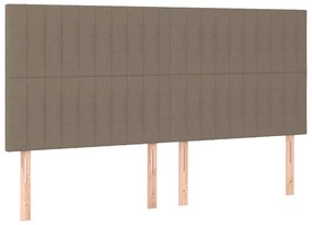 ΚΡΕΒΑΤΙ BOXSPRING ΜΕ ΣΤΡΩΜΑ TAUPE 160X200 ΕΚ. ΥΦΑΣΜΑΤΙΝΟ 3131605