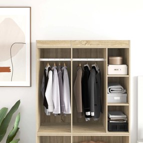 vidaXL Ράβδος Ντουλάπας 12 pcs Ασημί 764 x 15 x 29 mm