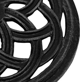 vidaXL Βάση Ομπρέλας Μαύρη 44 x 44 x 31 εκ. από Χυτοσίδηρο