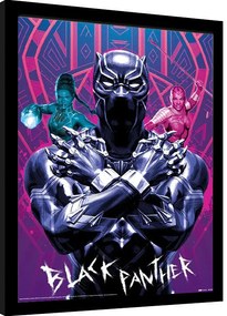 Κορνιζαρισμένη αφίσα Black Panther - Wakanda Forever