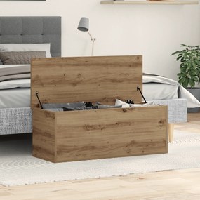 vidaXL κουτί αποθήκευσης  Artisan Oak 90x35x35 εκ, φτιαγμένο από ξύλο