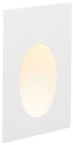 Φωτιστικό Τοίχου Χωνευτό Plas-1 63281 LED 1W 3000K 63lm 10x16,5cm White Faro Barcelona