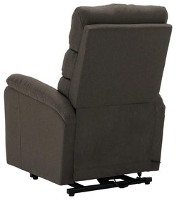 vidaXL Πολυθρόνα με Ανύψωση Taupe Υφασμάτινη