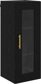 vidaXL Επιτοίχιο ντουλάπι Μαύρη Οξυά 34,5 x 34 x 90 εκ.
