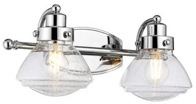 Απλίκα Φωτιστικό Μπάνιου 2xE27 Χρώμιο IP44 Scholar QN-SCHOLAR2 Quintiesse Elstead Lighting QN-SCHOLAR2 Χρώμιο