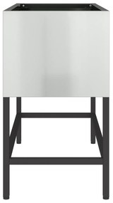 vidaXL Υψωμένος Κήπος 60x26x45 εκ Γαλβανισμένο Ατσάλι