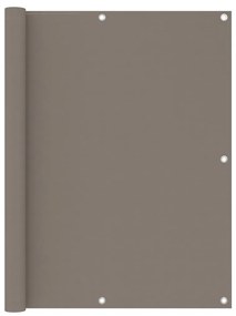 vidaXL Διαχωριστικό Βεράντας Taupe 120 x 400 εκ. Ύφασμα Oxford