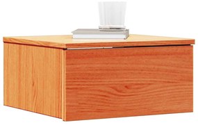vidaXL Κομοδίνο Καφέ κεριού 37 x 35 x 18.5 εκ Μασίφ ξύλο πεύκου