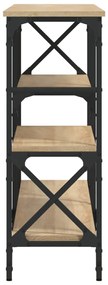 vidaXL Τραπέζι Κονσόλα Sonoma Δρυς 150 x 29 x 76,5 εκ. Επεξεργ. Ξύλο
