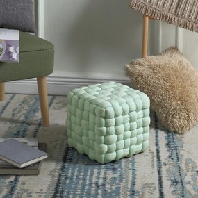 RUBIK pouffe color: light green DIOMMI V-CH-RUBIK-PUFA-J.ZIELONY DIOMMI-60-21764