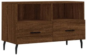 vidaXL Έπιπλο Τηλεόρασης Καφέ Δρυς 80x36x50 εκ. Επεξ. Ξύλο