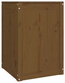 vidaXL Καλάθι Ρούχων Καφέ μελί 44x44x66 εκ από Μασίφ Ξύλο Πεύκου