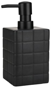 Αντλία Σαπουνιού Tiles Μαύρο Κεραμικό 450ml 7.5x15cm Estia 02-27698