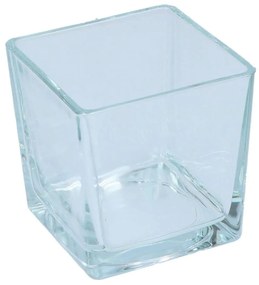 Κηροπήγιο 03.49583 12x12x12cm Γυάλινο Clear Γυαλί