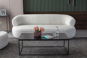 3-Seat Sofa Roma - White White