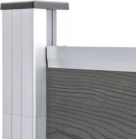 vidaXL Πάνελ Περίφραξης Γκρι 175 x 186 εκ. από WPC